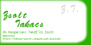zsolt takacs business card